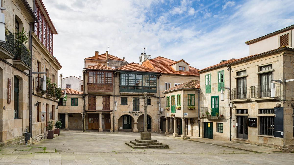 Plaza de la Leña. Turismo de Pontevedra.